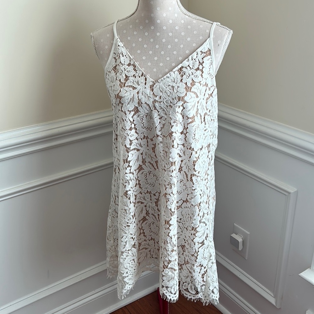 Space 46 Lace Cami Dress Sz L